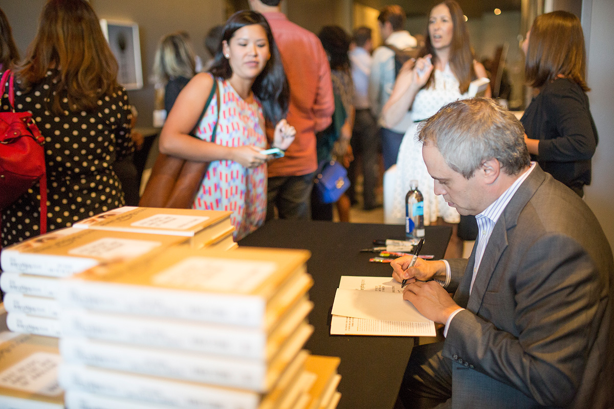 book signing of author Event Coverage